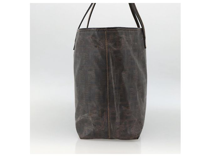 FENDI Zucca Canvas Tote Bag Schwarz Braun Auth YKZ1039 - Ansicht 3