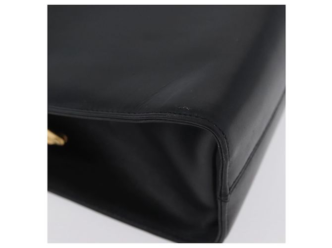 Borsa a mano Vala in pelle blu navy e oro di Salvatore Ferragamo Auth hk3588 D'oro - vista 15