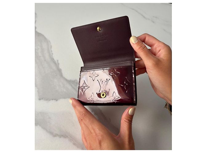Porte-cartes Louis Vuitton Prune - vue 3