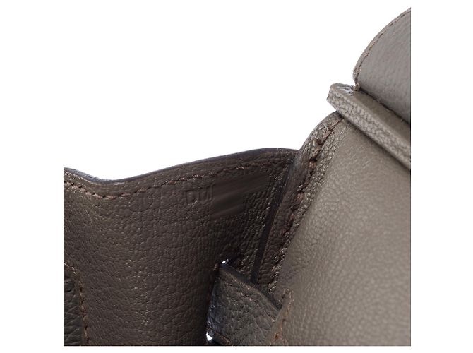 Hermès Borsa HERMES Birkin 30 in Pelle Grigia - 103454 Grigio - vista 8