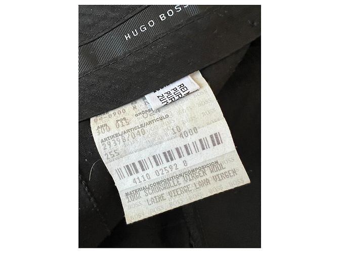 Hugo Boss Anzughose aus schwarzer Wolle - Ansicht 3