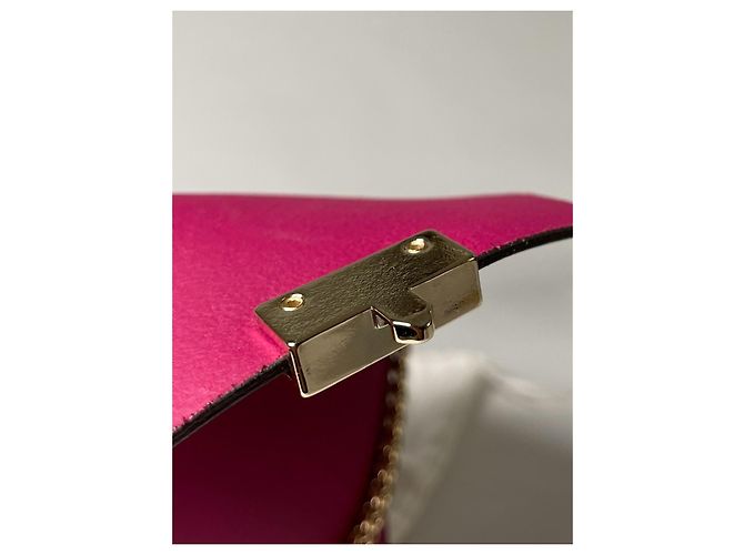 Bolso cruzado mini Metropolis en cuero fucsia de Furla Rosa - vista 8