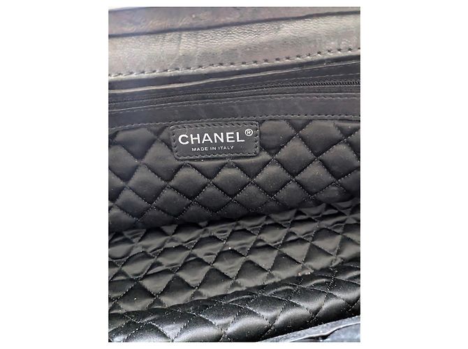 Borsa a spalla in pelle nera Chanel Nero - vista 4