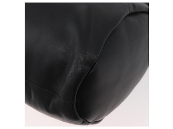 Borsa a mano in pelle nera e argento autentica BURBERRY 174706A Nero - vista 14