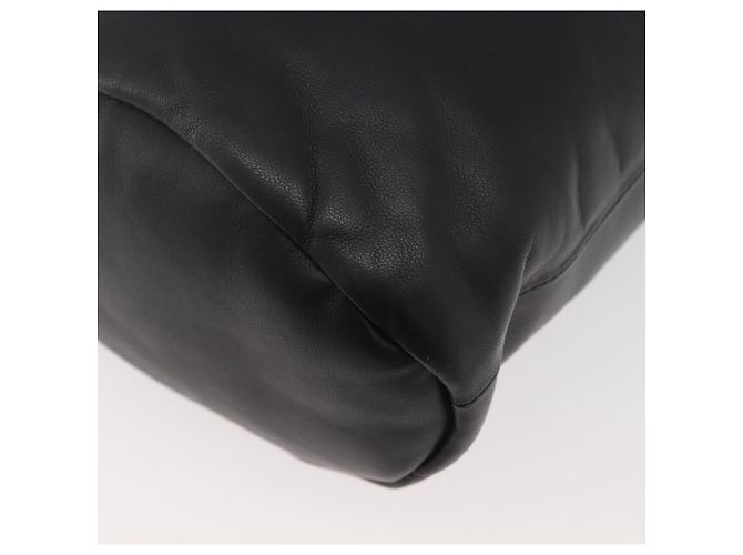 Borsa a mano in pelle nera e argento autentica BURBERRY 174706A Nero - vista 15