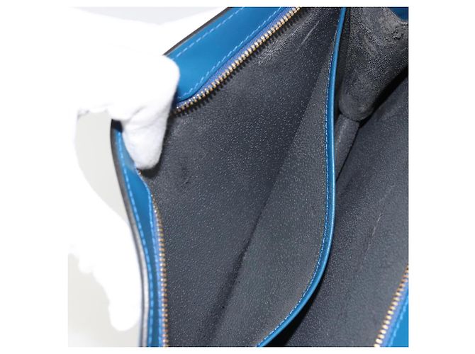 LOUIS VUITTON Epi Trousse Crete Pouch Blue M48405 LV Auth INZ117 - view 11