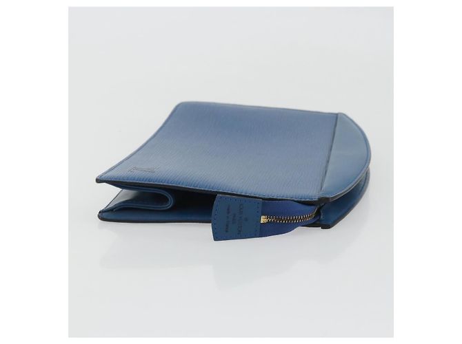 LOUIS VUITTON Epi Trousse Crete Pouch Blue M48405 LV Auth INZ117 - view 3