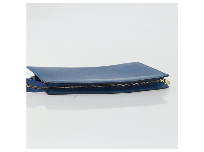 LOUIS VUITTON Epi Trousse Crete Pouch Blue M48405 LV Auth INZ117 - view 5
