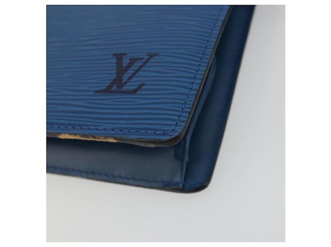 LOUIS VUITTON Epi Trousse Crete Pouch Blue M48405 LV Auth INZ117 - view 7