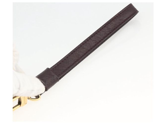 LOUIS VUITTON Taiga Baikal Clutch Bag Acajou M30186 LV Auth AMZ144 Marrone - vista 7