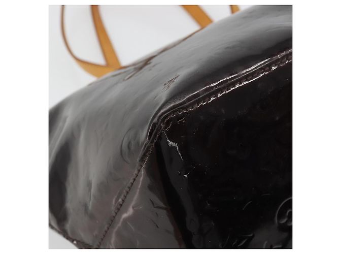 LOUIS VUITTON Borsa Tote Bellevue GM Monogram Vernis Amarante M93589 Auth YKZ1621 Bordò - vista 16