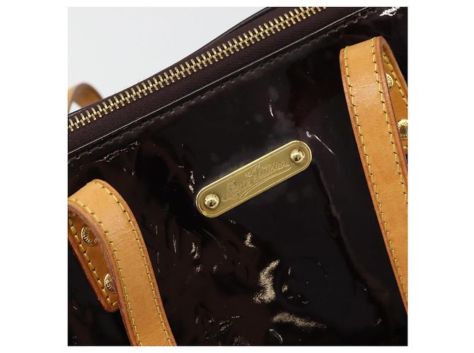 LOUIS VUITTON Borsa Tote Bellevue GM Monogram Vernis Amarante M93589 Auth YKZ1621 Bordò - vista 17