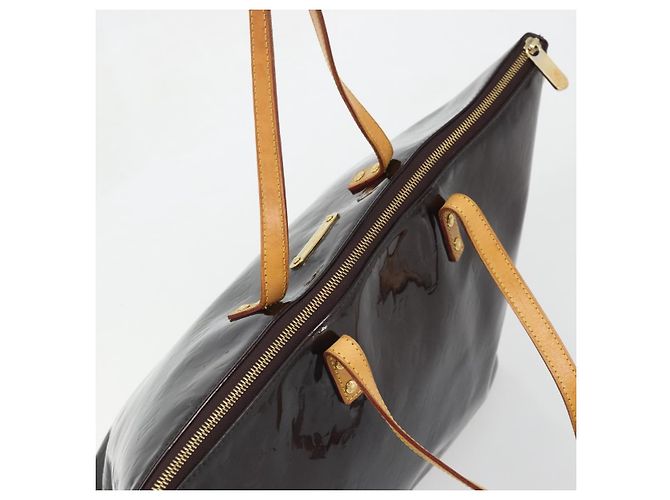 LOUIS VUITTON Borsa Tote Bellevue GM Monogram Vernis Amarante M93589 Auth YKZ1621 Bordò - vista 6