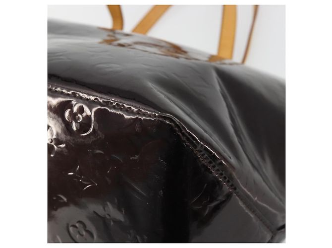 LOUIS VUITTON Borsa Tote Bellevue GM Monogram Vernis Amarante M93589 Auth YKZ1621 Bordò - vista 9