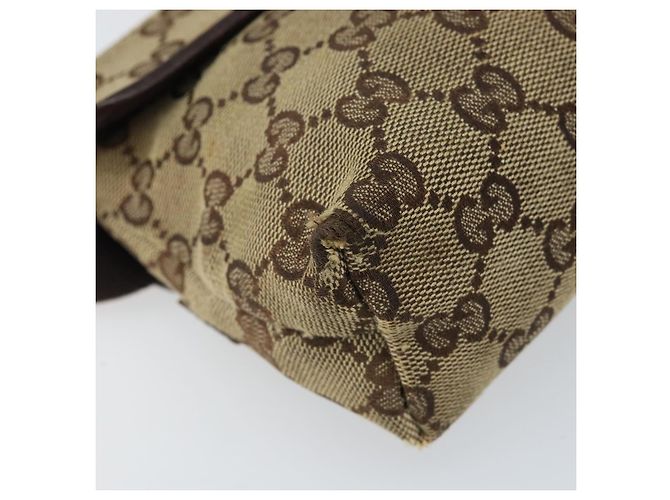 Borsa a vita GG Canvas Gucci Beige Argento 131236 Auth AMZ164 - vista 15