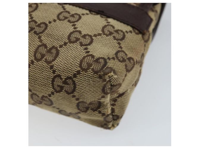 Borsa a vita GG Canvas Gucci Beige Argento 131236 Auth AMZ164 - vista 16