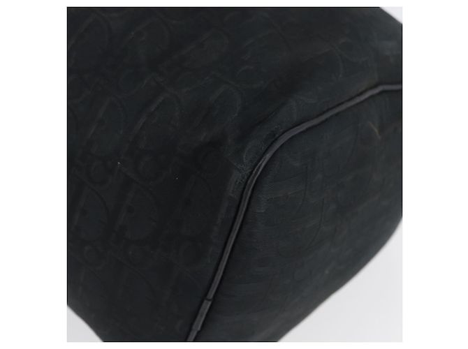 Borsa a mano in tela Trotter Christian Dior nera Auth YKZ265 Nero - vista 14