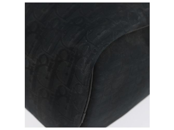 Borsa a mano in tela Trotter Christian Dior nera Auth YKZ265 Nero - vista 16