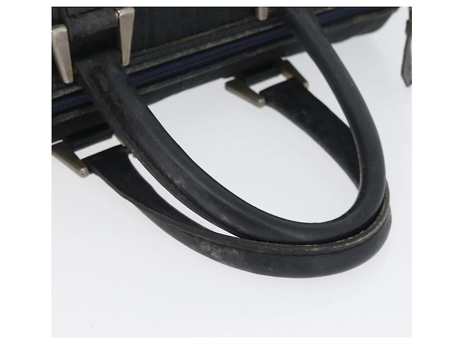 Borsa a mano in tela Trotter Christian Dior nera Auth YKZ265 Nero - vista 7