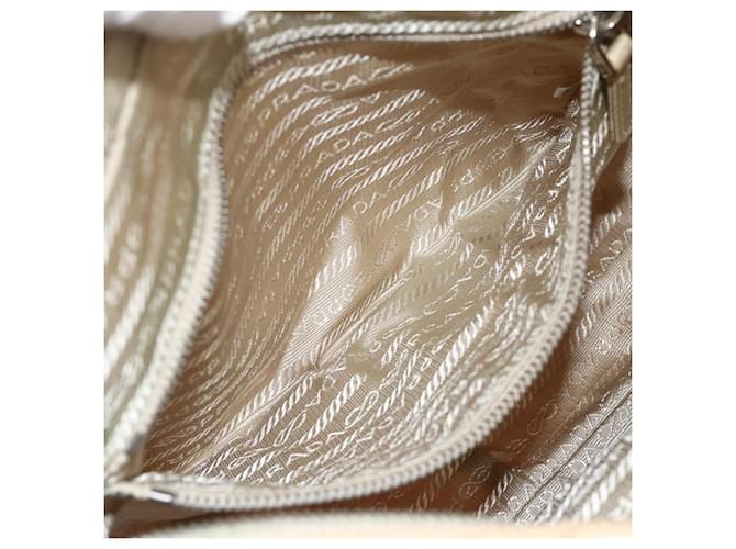 Borsa a Spalla PRADA Nylon Rosa Argento Auth 174397 - vista 22