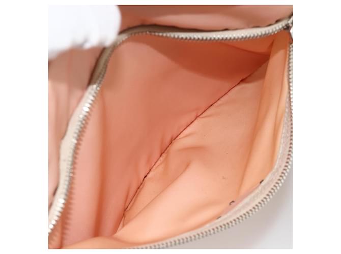 Borsa a Spalla PRADA Nylon Rosa Argento Auth 174397 - vista 23