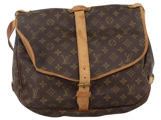 LOUIS VUITTON Borsa a Spalla Monogram Saumur 35 M42254 LV Auth hk3665 Monogramma - vista 13
