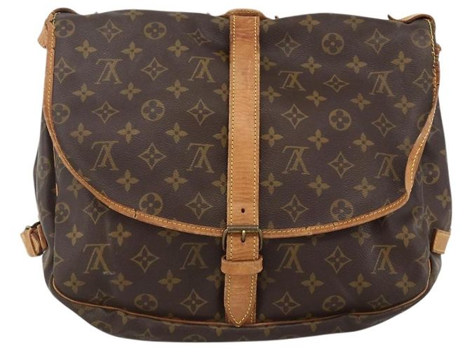 LOUIS VUITTON Borsa a Spalla Monogram Saumur 35 M42254 LV Auth hk3665 Monogramma - vista 2