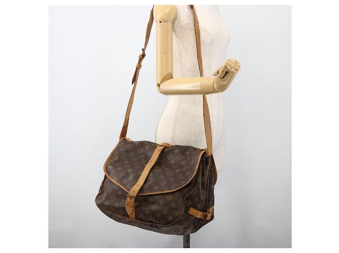LOUIS VUITTON Borsa a Spalla Monogram Saumur 35 M42254 LV Auth hk3665 Monogramma - vista 26