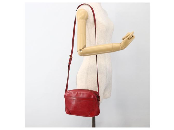 LOUIS VUITTON Borsa a Spalla Epi Trocadero 23 Rossa M52307 LV Auth YKZ1000 Rosso - vista 23