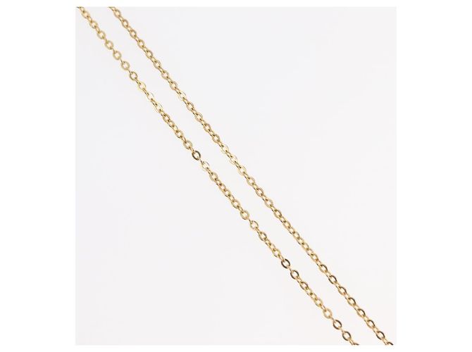 Collana Christian Dior metallo oro Auth ka3707A D'oro - vista 5