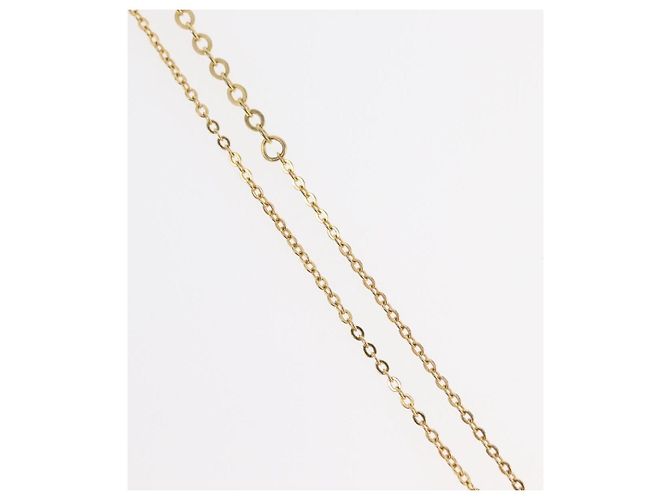 Collana Christian Dior metallo oro Auth ka3707A D'oro - vista 6