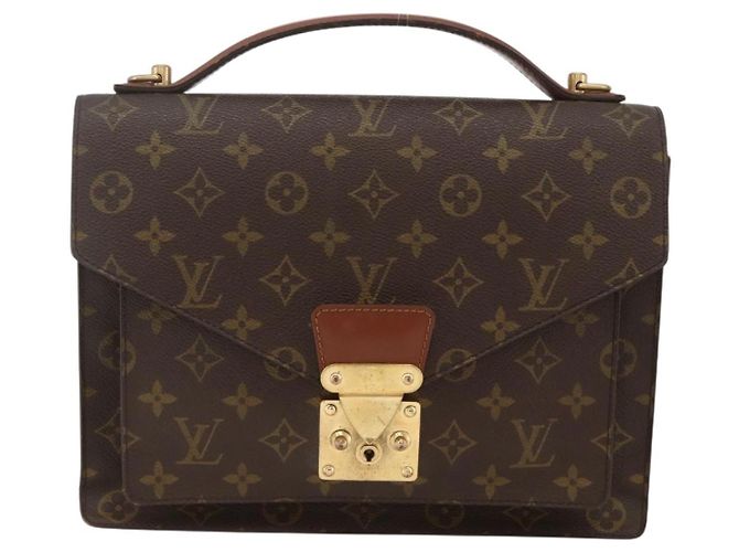 LOUIS VUITTON Monogram Monceau 28 Hand Bag M51185 LV Auth AMZ172 Monogramme - vue 13