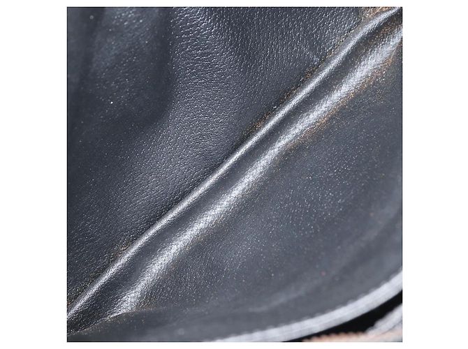 Céline Borsa a mano CELINE in pelle nera e oro Auth 174310 Nero D'oro - vista 20
