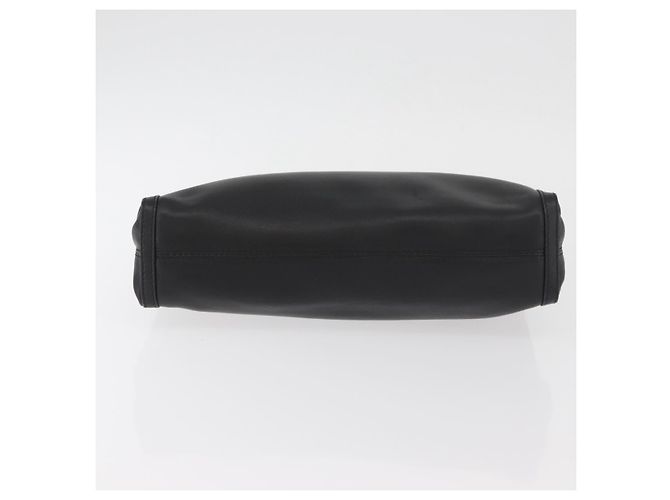 Céline Borsa a mano CELINE in pelle nera e oro Auth 174310 Nero D'oro - vista 6