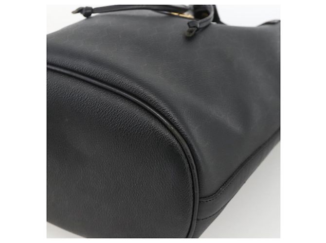 Borsa a spalla in tela a nido d'ape PVC nera e oro Christian Dior Auth 174364 Nero D'oro - vista 14