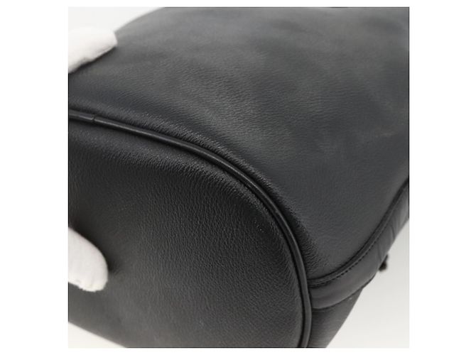 Borsa a spalla in tela a nido d'ape PVC nera e oro Christian Dior Auth 174364 Nero D'oro - vista 16