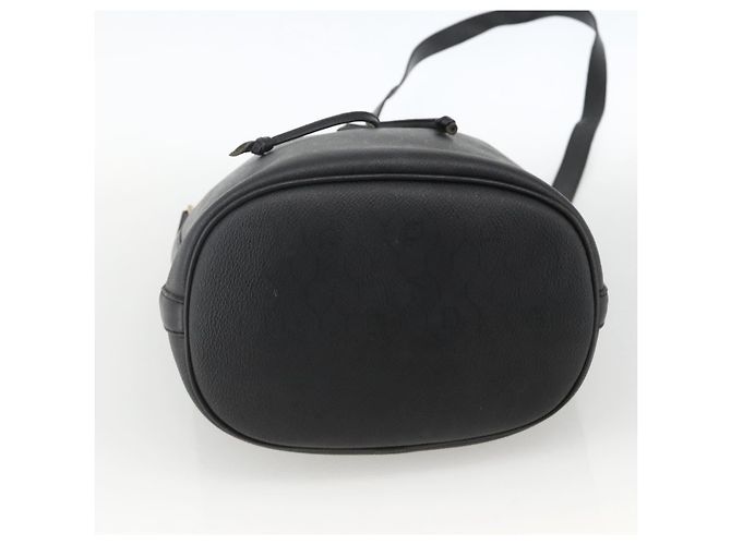 Borsa a spalla in tela a nido d'ape PVC nera e oro Christian Dior Auth 174364 Nero D'oro - vista 5