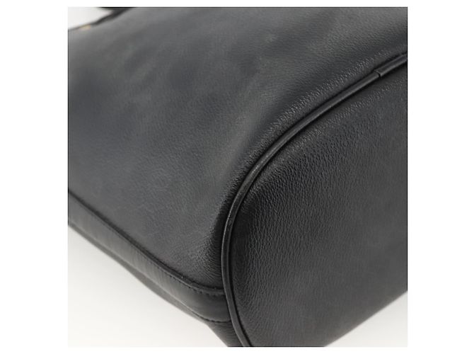 Borsa a spalla in tela a nido d'ape PVC nera e oro Christian Dior Auth 174364 Nero D'oro - vista 9