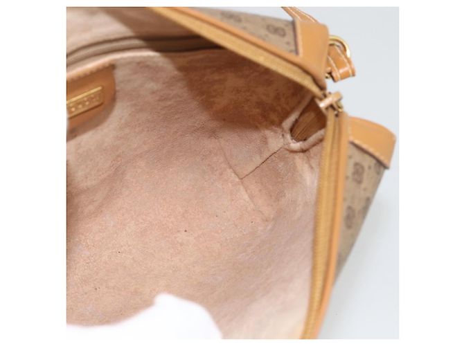 Gucci Borsa a Spalla Micro GG Supreme PVC Beige Oro 007 115 0093 Auth BAZ805 D'oro - vista 18