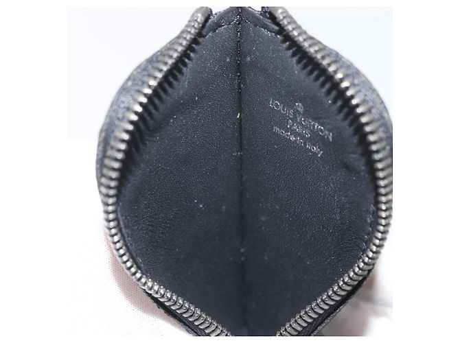 LOUIS VUITTON Monogram Eclipse Schlüsselanhänger Etoui Schlüsselhalter MP1856 Auth YKZ927A Monogramm - Ansicht 17