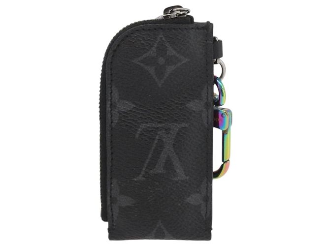 LOUIS VUITTON Monogram Eclipse Schlüsselanhänger Etoui Schlüsselhalter MP1856 Auth YKZ927A Monogramm - Ansicht 2