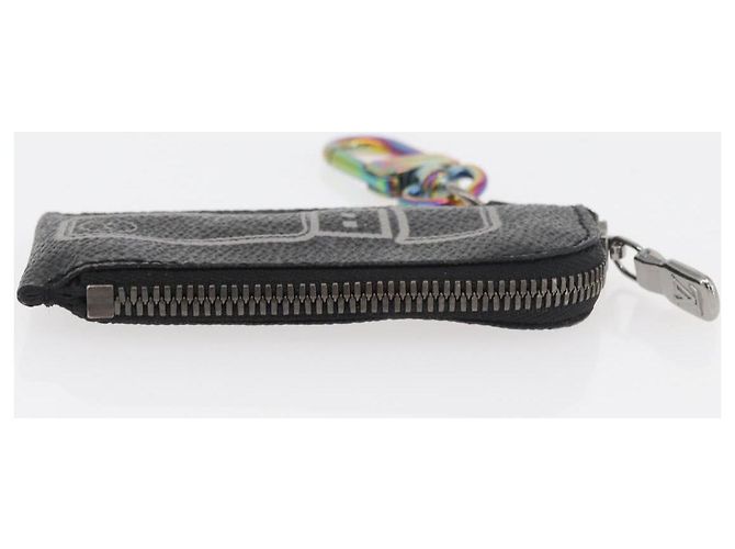 LOUIS VUITTON Monogram Eclipse Schlüsselanhänger Etoui Schlüsselhalter MP1856 Auth YKZ927A Monogramm - Ansicht 3