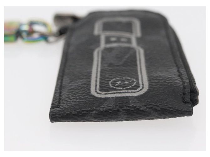 LOUIS VUITTON Monogram Eclipse Schlüsselanhänger Etoui Schlüsselhalter MP1856 Auth YKZ927A Monogramm - Ansicht 7