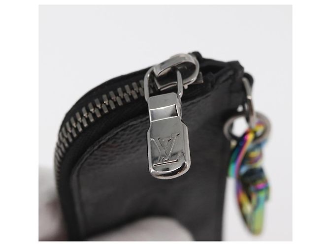 LOUIS VUITTON Monogram Eclipse Schlüsselanhänger Etoui Schlüsselhalter MP1856 Auth YKZ927A Monogramm - Ansicht 9