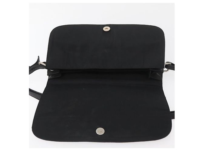 Borsa a Spalla PRADA Nylon Nero Argento Autentica YKZ1095A - vista 10