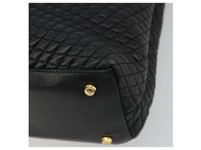 BALLY Borsa a Spalla a Catena Pelle Nera Oro Auth BSZ498 Nero D'oro - vista 15