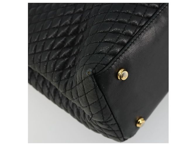 BALLY Borsa a Spalla a Catena Pelle Nera Oro Auth BSZ498 Nero D'oro - vista 16