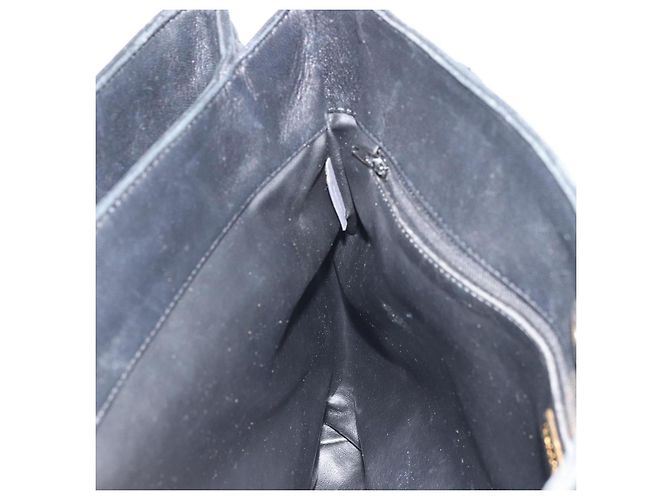 BALLY Borsa a Spalla a Catena Pelle Nera Oro Auth BSZ498 Nero D'oro - vista 23