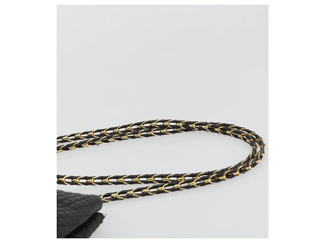 BALLY Borsa a Spalla a Catena Pelle Nera Oro Auth BSZ498 Nero D'oro - vista 8