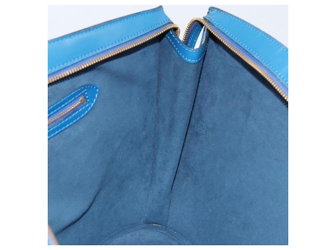 LOUIS VUITTON Borsa a Spalla Saint Jacques Epi Blu M52275 LV Auth AMZ176 - vista 18